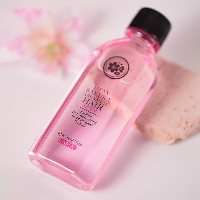 Sakura Essence Smoothing Hair Oil – Frizz Control & Shine, 60ml