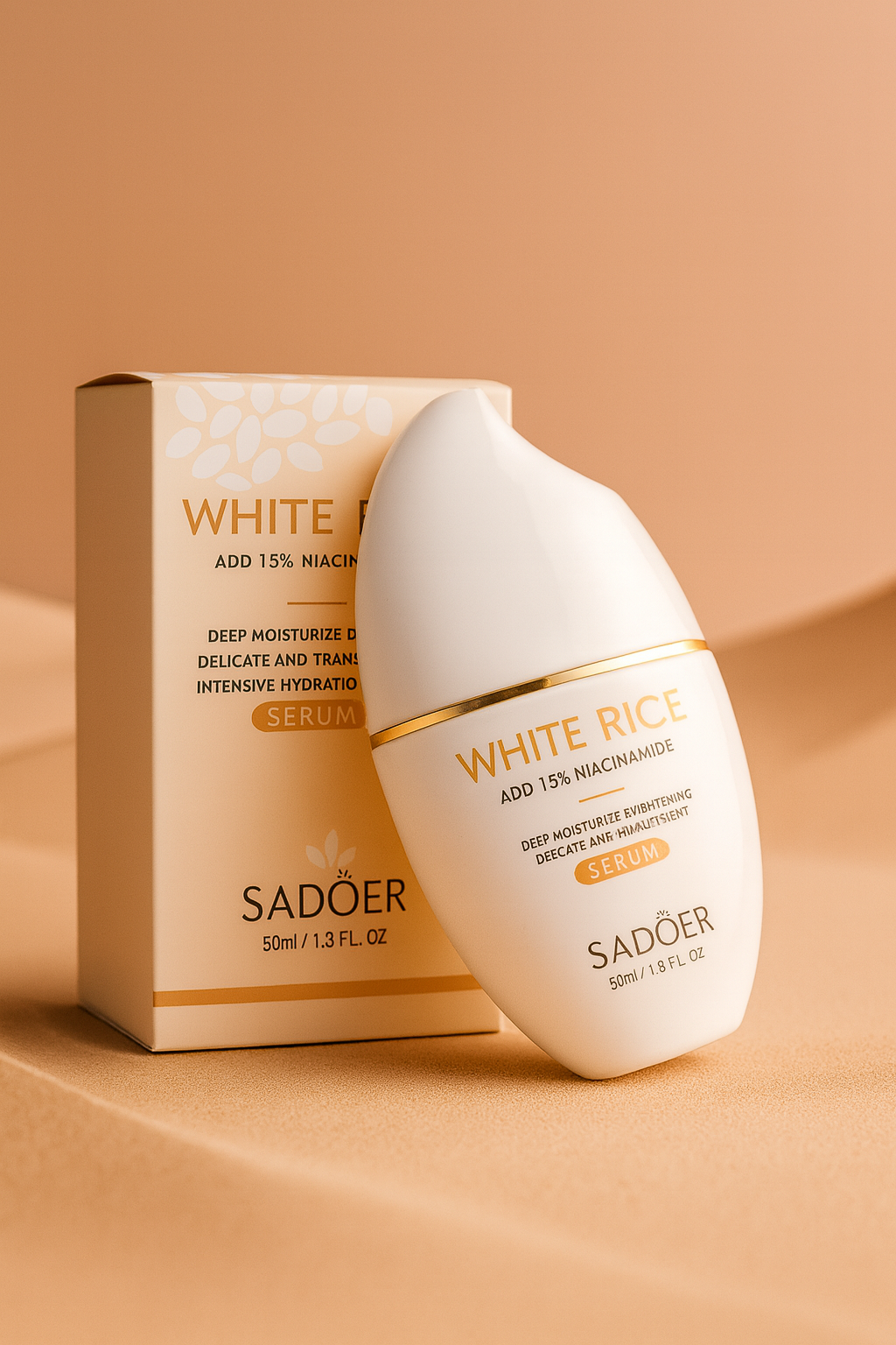 RiceGlow Niacinamide Serum – Korean Brightening Essence 50ml