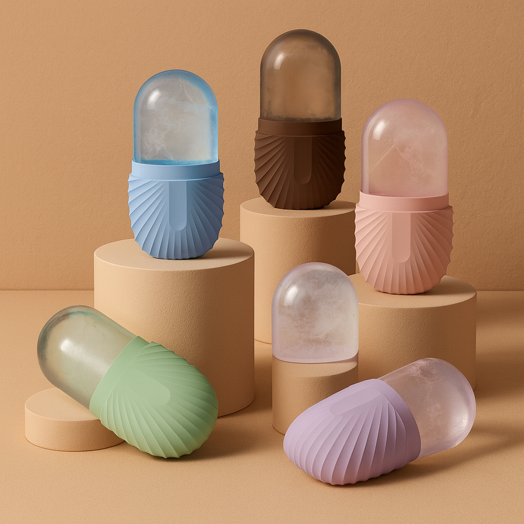 Reusable Ice Facial Roller – Cooling Beauty Tool for Contour & Skin Care