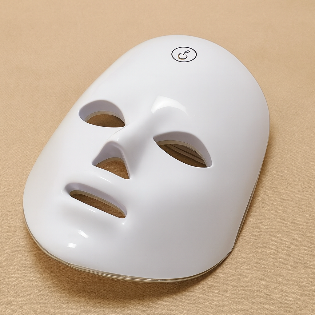 Rechargeable 7-Color LED Face Mask for Women – Light Therapy Skincare for Home & Travel