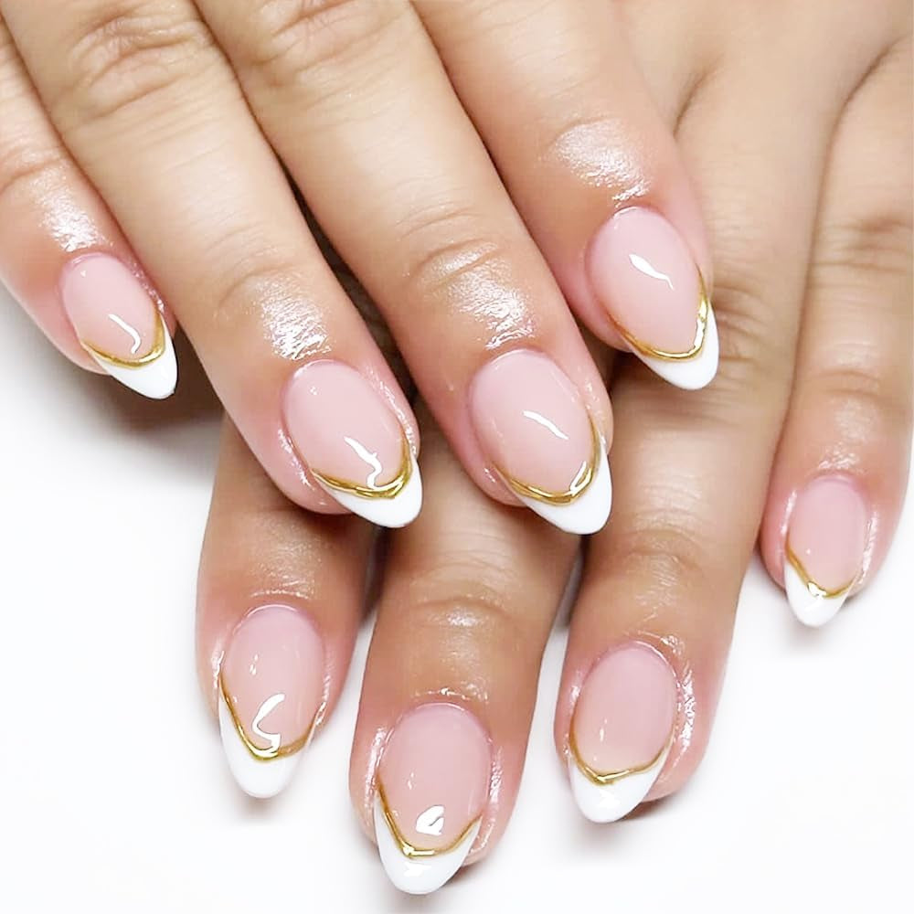 24PCS Red Long Square Press-On Nails (Medium)