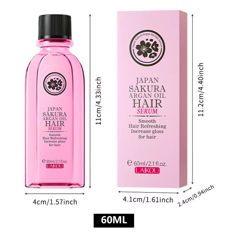 Sakura Essence Smoothing Hair Oil – Frizz Control & Shine, 60ml