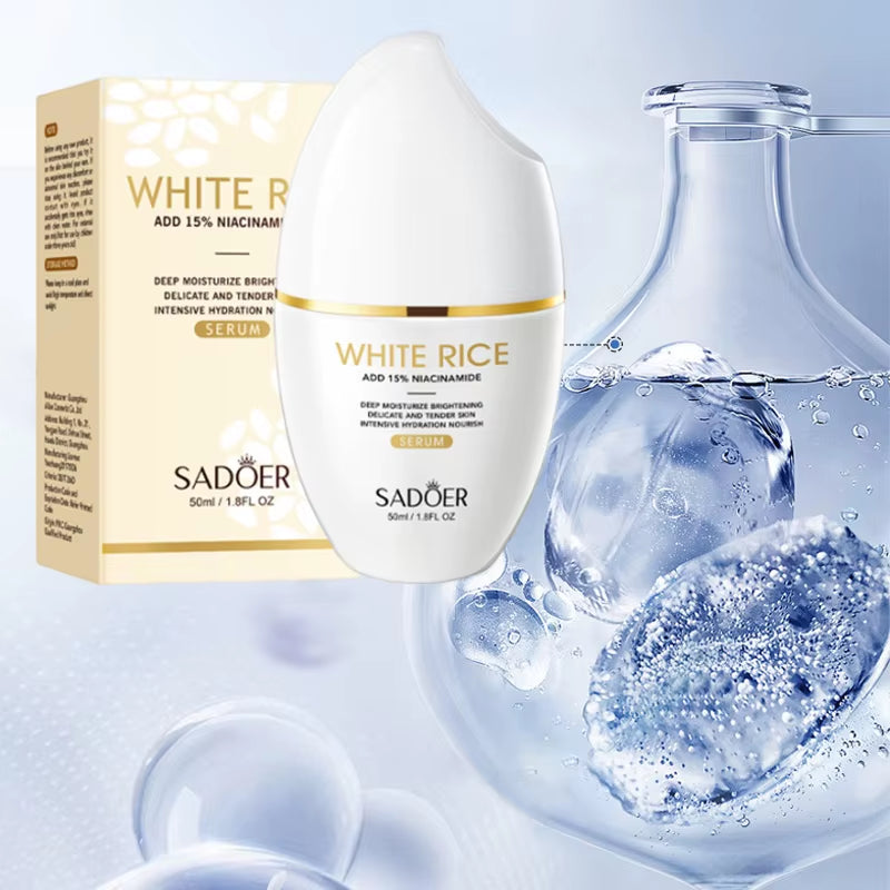RiceGlow Niacinamide Serum – Korean Brightening Essence