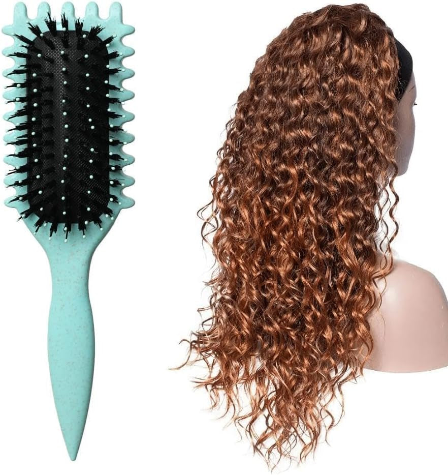 Curl Defining & Detangling Brush (Green)